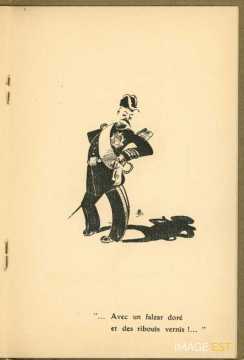 Caricature d'un professeur de l'I. C. N. (Nancy)