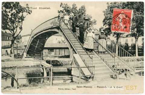 Passerelle à l'entrée de Saint-Mansuy (Toul)