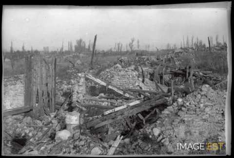 Ruine d'un village (Meuse)