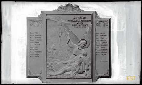 Plaque commémorative (Eix-Abaucourt)