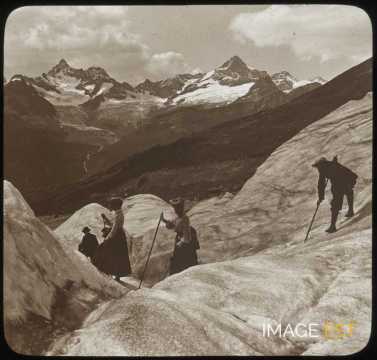 Sur le glacier de Findelen (Zermatt)