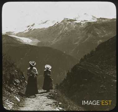 En montant au Trifft (Suisse)