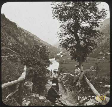 Pause dans les montagnes (Viège)