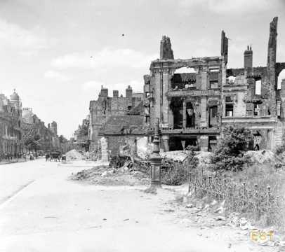 Arras en ruines (Pas-de-Calais)