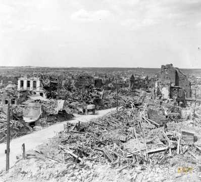 Lens en ruines (Pas-de-Calais)