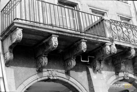 Balcons place Saint-Louis (Metz)
