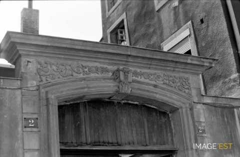 Porte cochère rue des Bénédictins (Metz)