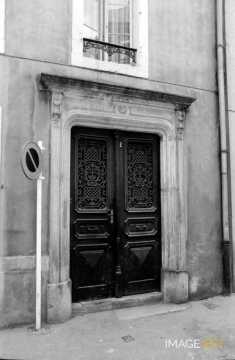Porte d'entrée rue de la Haye (Metz)