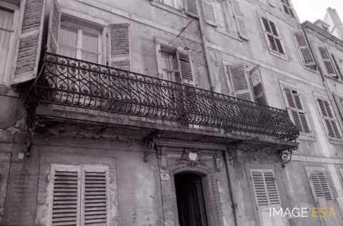 Balcon en fer forgé (Metz)