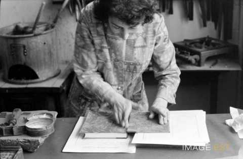 Atelier de reliure rue Vigne Saint-Avold (Metz)