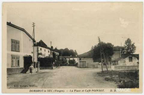 Place et café Poinsot (Dombrot-le-Sec)