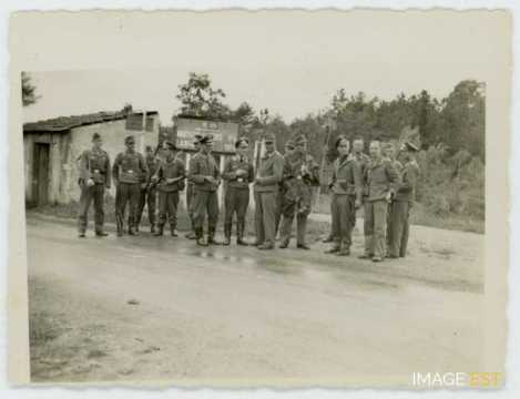 Groupe de soldats allemands (Vosges)