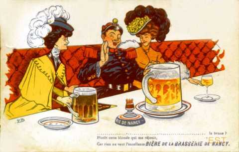 Affiche publicitaire (bière)