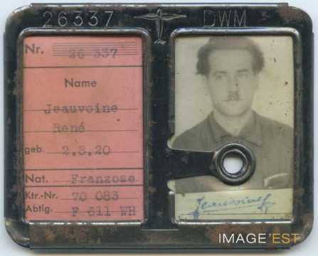 Laissez-passer de M. René Jeanvoine
