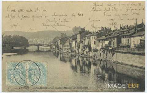 Anciennes maisons sur les quais (Épinal)