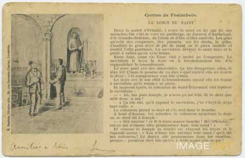 Contes de Fraimbois. Le doigt du saint