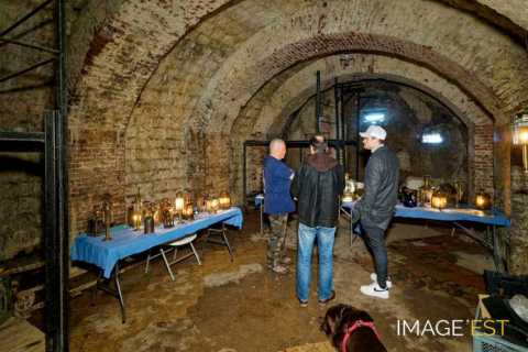 Collection de lampes de fort militaire (Verdun)
