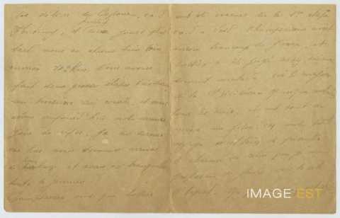 Correspondance militaire