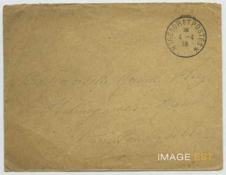 Enveloppe d'une correspondance militaire