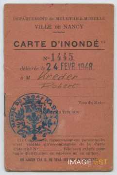 Inondations des 29 et 30 décembre 1947 (Nancy)