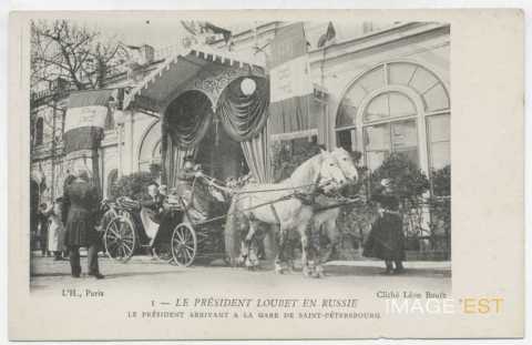 Le président Loubet en Russie