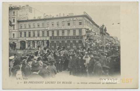Le président Loubet en Russie
