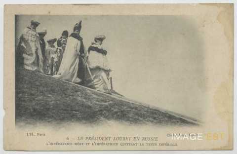 Le président Loubet en Russie