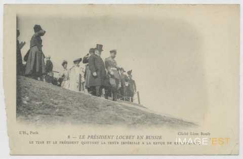 Le président Loubet en Russie