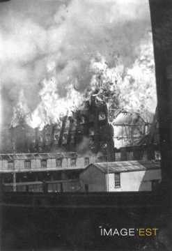 Incendie des Moulins Vilgrain (Nancy)