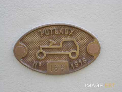 Plaque métallique De Dion-Bouton