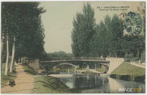 Pont sur le canal (Châlons-sur-Marne)