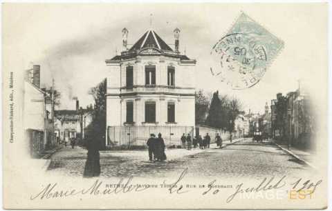 Avenue Thiers et rue de Bordeaux (Rethel)
