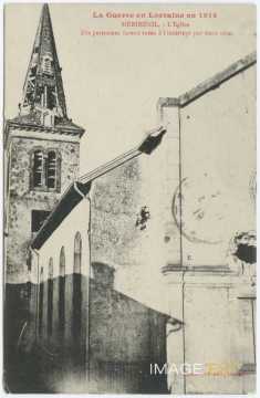 Église bombardée (Hériménil)