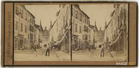 Grande rue et Porte de la Craffe (Nancy)