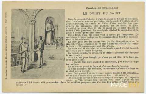Contes de Fraimbois. Le doigt du saint