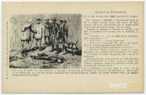 Contes de Fraimbois. 2. - Les Fraimboisiens allant apprendre le français