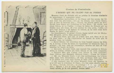 Contes de Fraimbois. L'homme qui ne craint pas sa femme