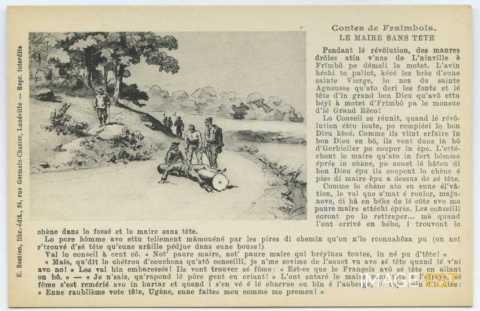 Contes de Fraimbois. Le maire sans tête