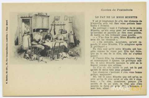 Contes de Fraimbois. Lo pat de lé mère Minette