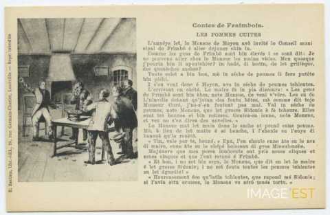 Contes de Fraimbois. Les pommes cuites
