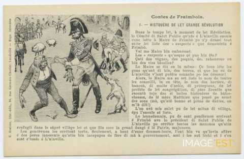 Contes de Fraimbois. 1. - Histouère de let grande Révolution