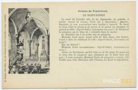 Contes de Fraimbois. Le Saint-Esprit