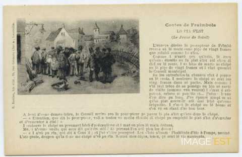 Contes de Fraimbois. Lo pia s'lot