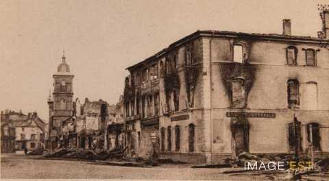 Carrefour central des rues Thiers et Stanislas (Saint-Dié-des-Vosges)