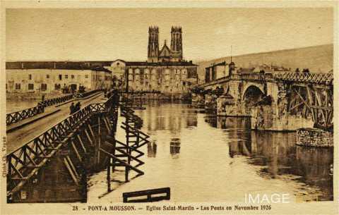 État des ponts sur la Moselle  (Pont-à-Mousson)