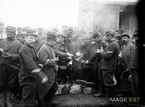 Distribution de la soupe