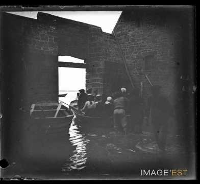 Embarquement à la porte de l'Avancée (Le Mont-Saint-Michel)
