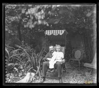 Portrait de Paul Michels et d'une petite fille (Nancy)