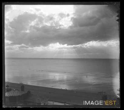 Coucher de soleil sur la plage (Mers-les-Bains)