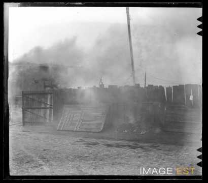 Incendie de la gare (le Tréport)